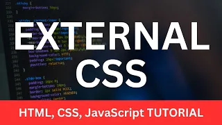 External CSS External css tutorial Css external style sheet Web Development Tutorial