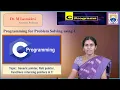 Generic pointer Null pointer Functions returning pointers in C by Dr M Laxmidevi