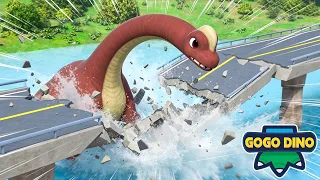 Kompilasi Dinosaurus | Dinosaurus yang terluka 🦖 | GOGODINO | Kartun | Animasi