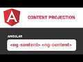 Content Projection in Angular Content Projection Angular ng content angular