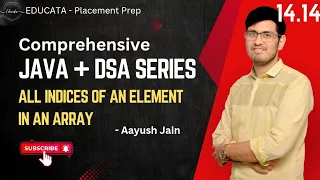 14 14 Recursion All indices of an element in an array Java and DSA