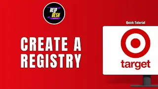 HOW TO CREATE A REGISTRY IN TARGET