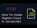How to make Digital Clock in JavaScript CODEcreation Digital Clock