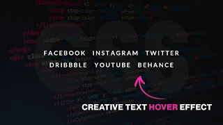 CSS Creative Text Hover Effects Split Text on Hover Pure CSS