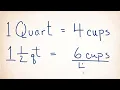 6 Cups to Quarts Convert Cups to Quarts