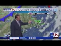 WPRI 12 Weather Forecast for 25 Dry again today