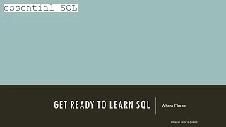 Learn SQL Tutorial - Part 18