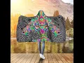 Equestrian Art Hooded Blanket
