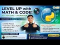How to Master Math using Python Coding Level 1 Foundation Day-1