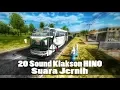 20 Klakson Hino Jernih || Horn Sound BUSSID ( Bus Simulator Indonesia ).
