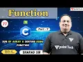 Sum of Array Sorting using Function Part-7 Function in C Programming Tpoint Tech