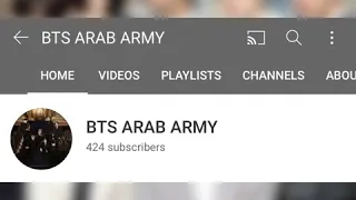 قناتنا الاخرى لتحميل الڤيديوهات BTS ARAB ARMY الرابط بصندوق الوصف 