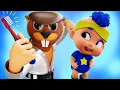 Download Lagu Trrr-Ra-Ta-Ta with Hippo, Loko \u0026 Monkey \u0026 Baby DB | D Billions Kids Songs