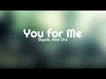 Sigala, Rita Ora - You for Me (Lyrics) 🎧