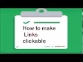 How to make links clickable in block of text using php