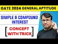 CI And SI Short Tricks In Hindi Compound Interest Problems General Aptitude For GATE 2024