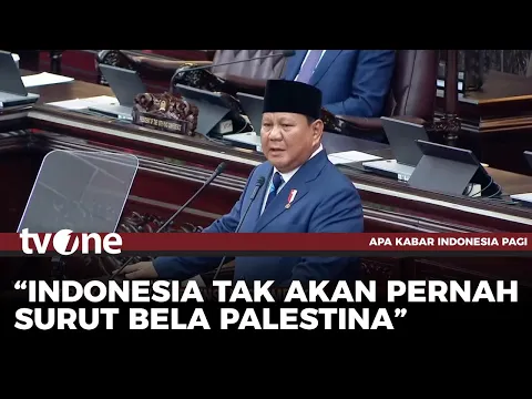 Lantang!!! Prabowo: Indonesia akan Terus Berdiri Bersama Palestina