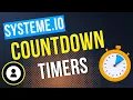 Why You Should Use Countdown Timers In systeme io