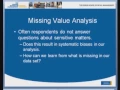 Missing value analysis in SPSS - part 1