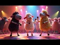 Baa Baa Black Sheep DISCO Remix! ⚫⚪🌟 Dance Party with 3 Colorful Sheep! | Kids Song \u0026 Nursery Rhyme