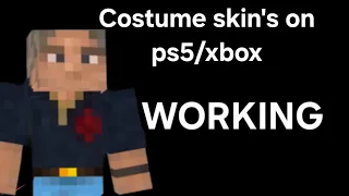 Costume skins for bedrock ps5 and xbox