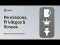 Permissions Privileges and Scopes - What s the Difference