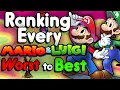 Ranking Every Mario Luigi Game