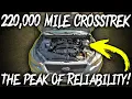 220 000 Mile Crosstrek Oil Change - How Has The Cheapest Highest Mileage Crosstrek Held Up