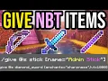 How To Give NBT Named Enchanted Items In Minecraft Bedrock - No Mods