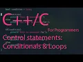 C C programming tutorial 4 Flow control if-else switch for while break continue goto
