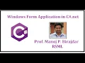Windows Form Application in C net
