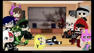 MHA With Asta React To Deku Vs Asta DEATH BATTLE 