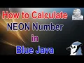 Neon number in java