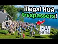 Lagu HOA Designates My Lake As Public HOA Property, Hosts 60 Person Meeting On My Land!