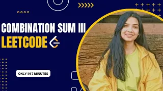 Combination Sum III Leetcode Medium Java Recursion Striver s A to Z DSA Sheet