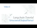 Structured Outputs with TypedDict 6 LangChain Series