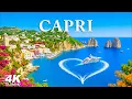 4K Capri Italy Serene Mediterranean Paradise Fly Over Marina Piccola With Deep House Chill