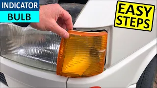 How to replace front indicator bulb on VW T4 Transporter