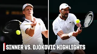 Semifinal Jannik Sinner vs Novak Djokovic Full Highlights 2026 Wimbledon