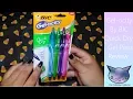 Quick Drying Gel Pen Bic Gel-ocity Honest Review and Demo