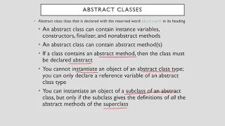 Abstraction in Java