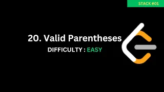 Valid Parentheses - LeetCode 20