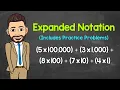 Writing Numbers in Expanded Form Practice Problems Included Math with Mr J