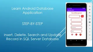 Android Programming Learn Android Database Application with SQL Server in one hour - Full