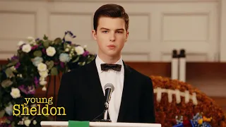 Sheldon s Funeral Speech for His Dad Young Sheldon