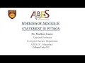 L-5 Working of Nested if Statement in python