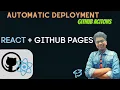 Implement with React js and Github Actions and Automatically deploy with GitHub Pages
