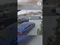 Doorbell camera captures dramatic moment car launches into California home