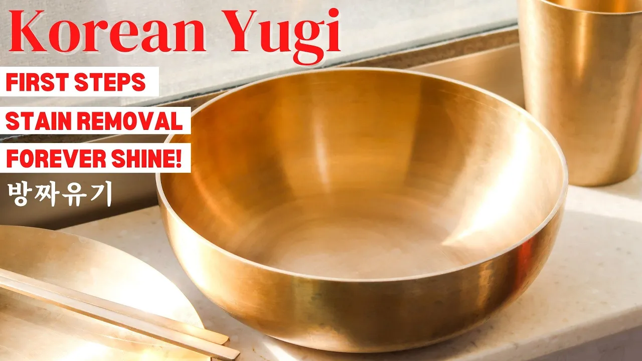 How to: Traditional Korean Yugi Bangjja Brassware!