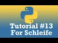 Python Tutorial For Schleife